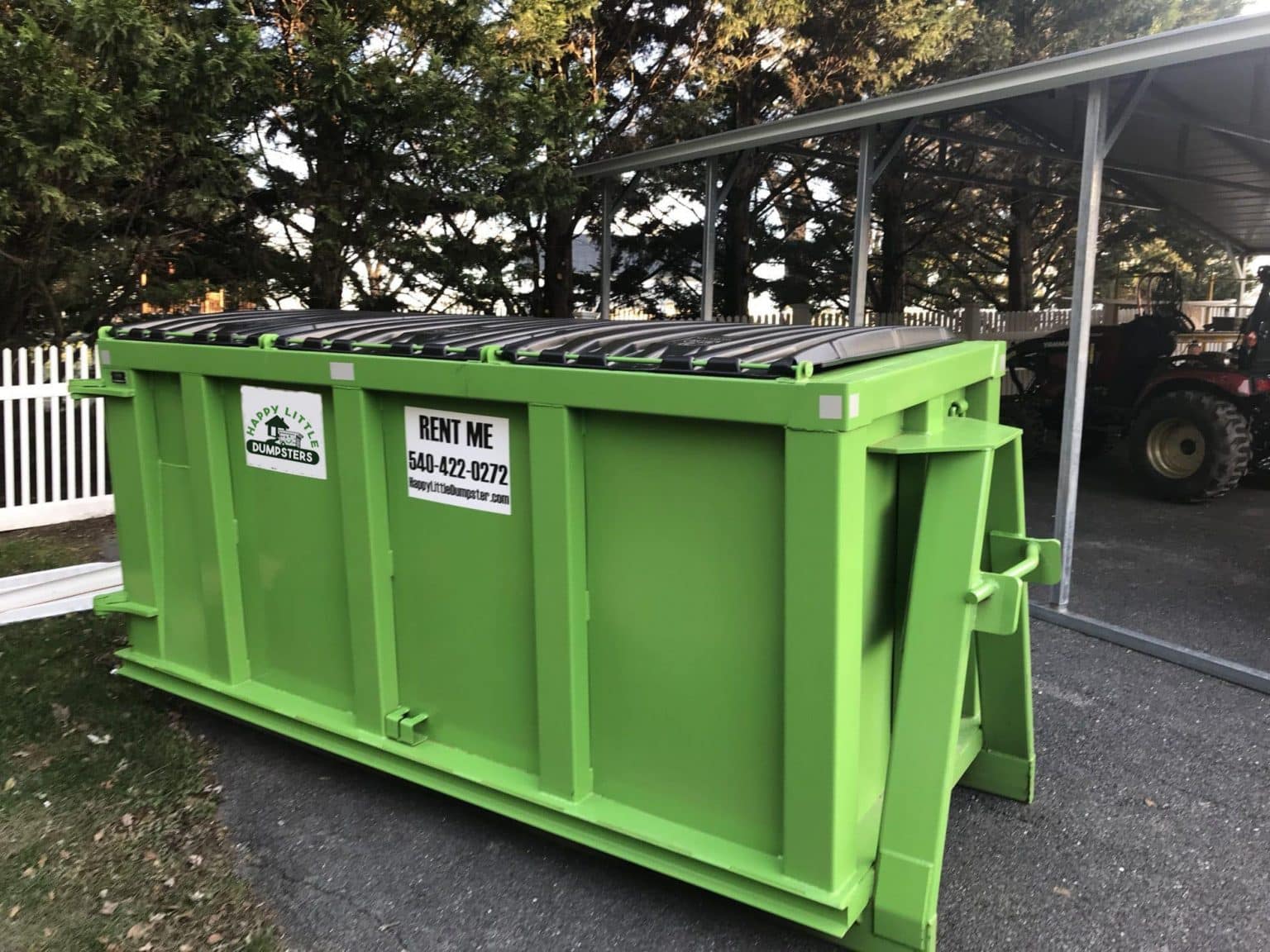Dumpster Rental In Waynesboro Size Guide Happy Little Dumpsters